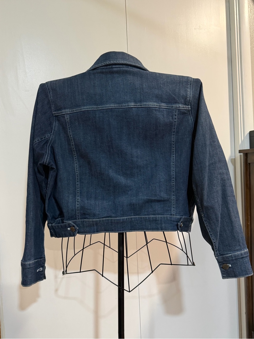 Universal Standard Kelsey Dark Indigo Denim Jacket M (18-20) - Picture 2 of 5